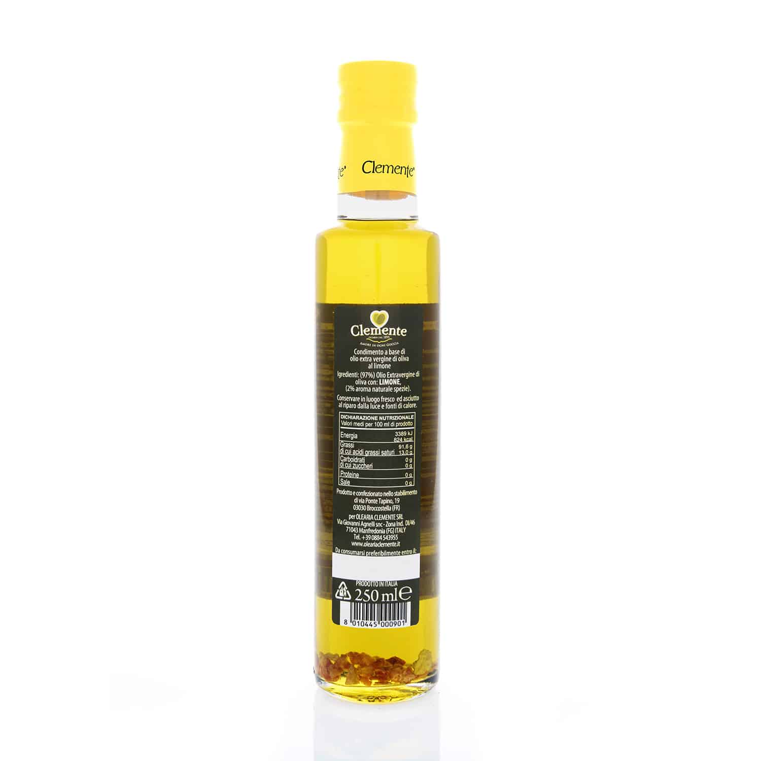 Olivenöl Extra Nativ 100% Italienisch Zitronenaroma zurück